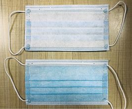 Máscara protetora médica dental descartável de 3 dobras